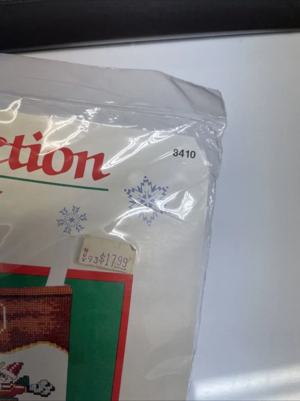 Vtg 1991 Santa Collection Stocking Christmas #8410 NOS Counted Cross Stitch Kit